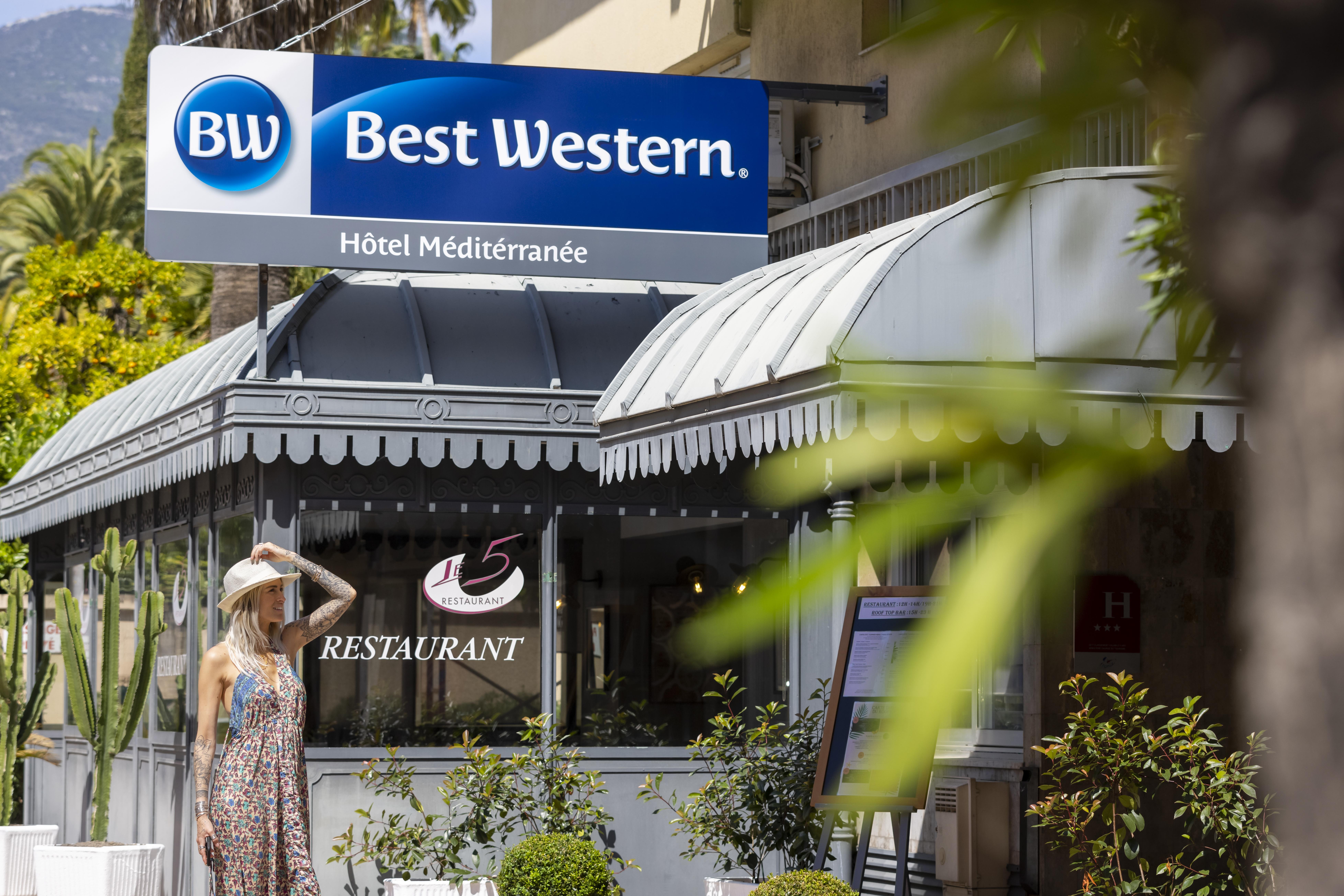 Best Western Hotel Mediterranee Menton Exterior photo